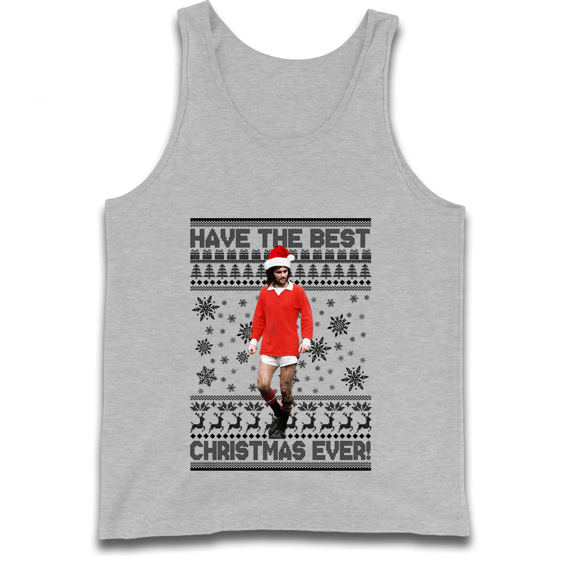 Christmas George Best Tank Top