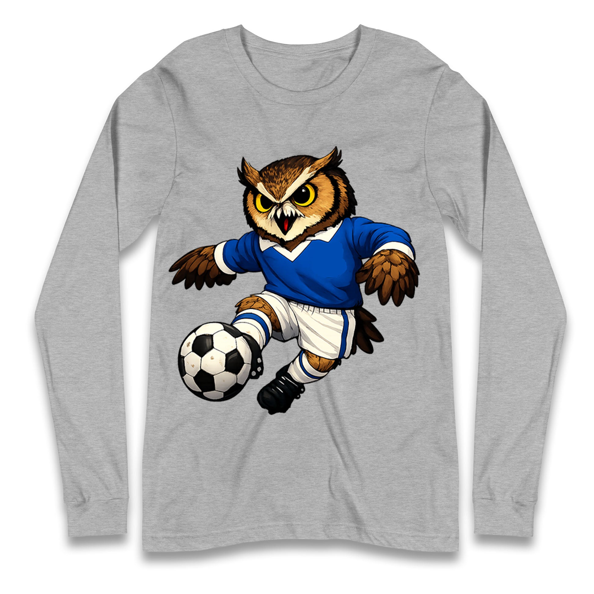 Retro Oldham Football Longsleeve T Shirt