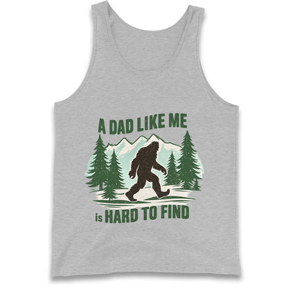 Retro Funny Bigfoot Dad Tank Top