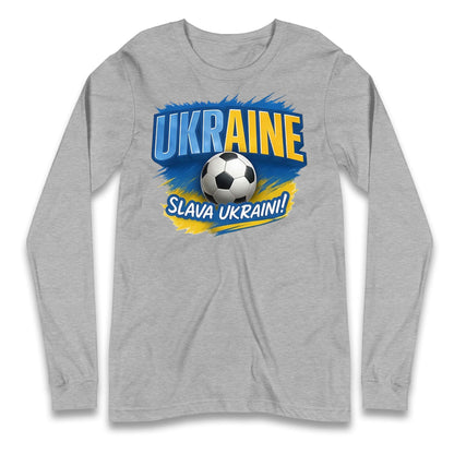Ukraine Retro World Cup Longsleeve T Shirt 