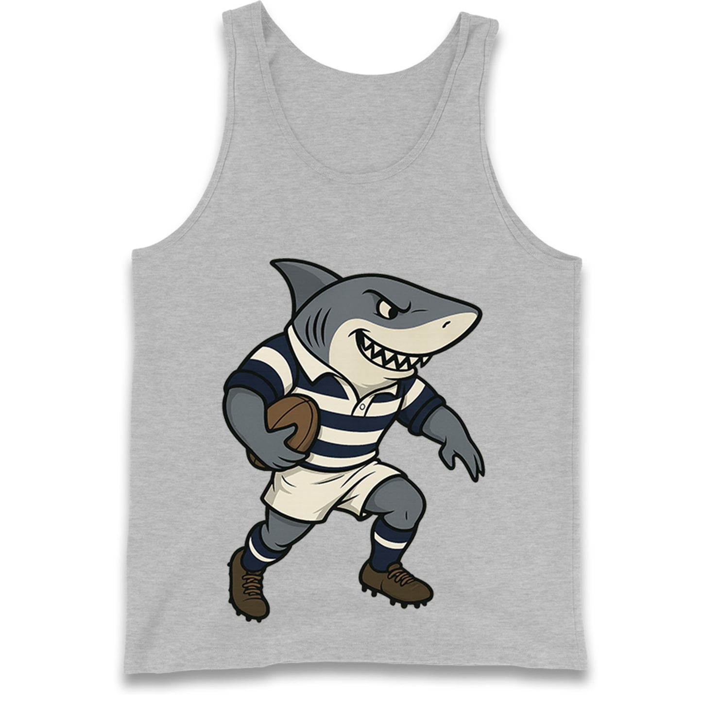 Retro Sale Sharks Rugby Union Tank Top