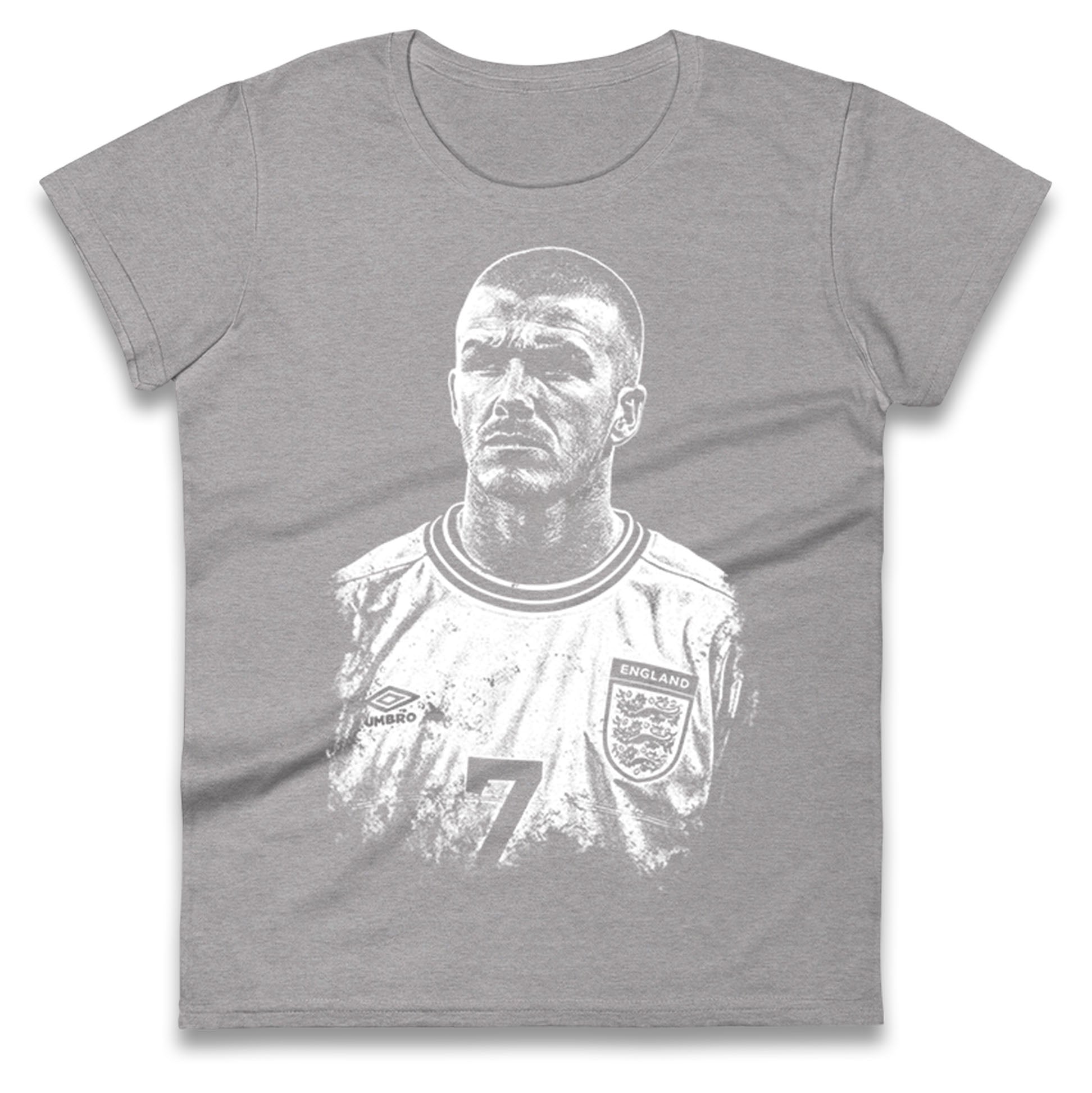Bavid Beckham England Ladies T Shirt