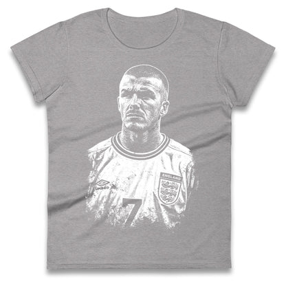 Bavid Beckham England Ladies T Shirt