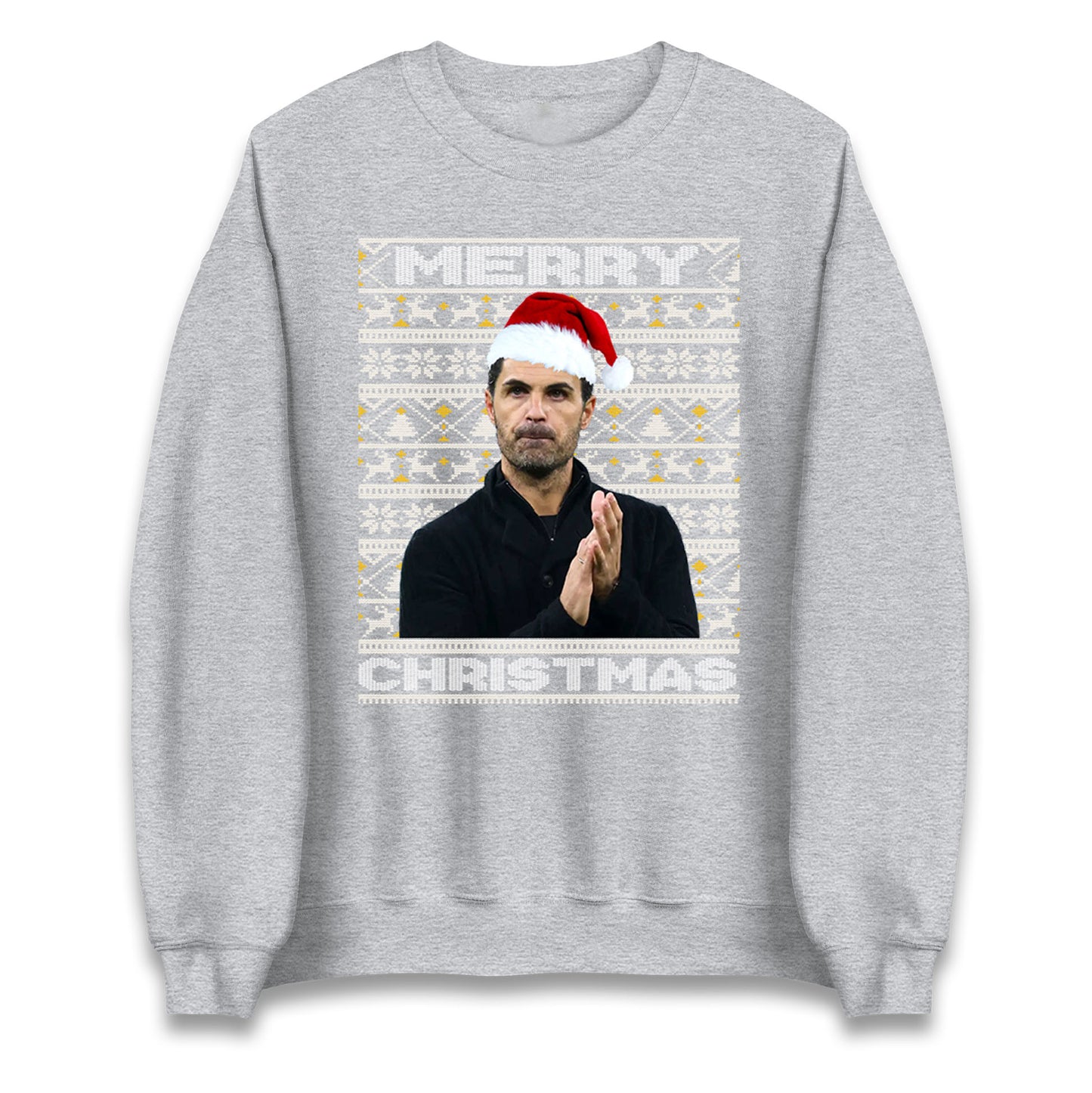 mikel arteta christmas sweatshirt