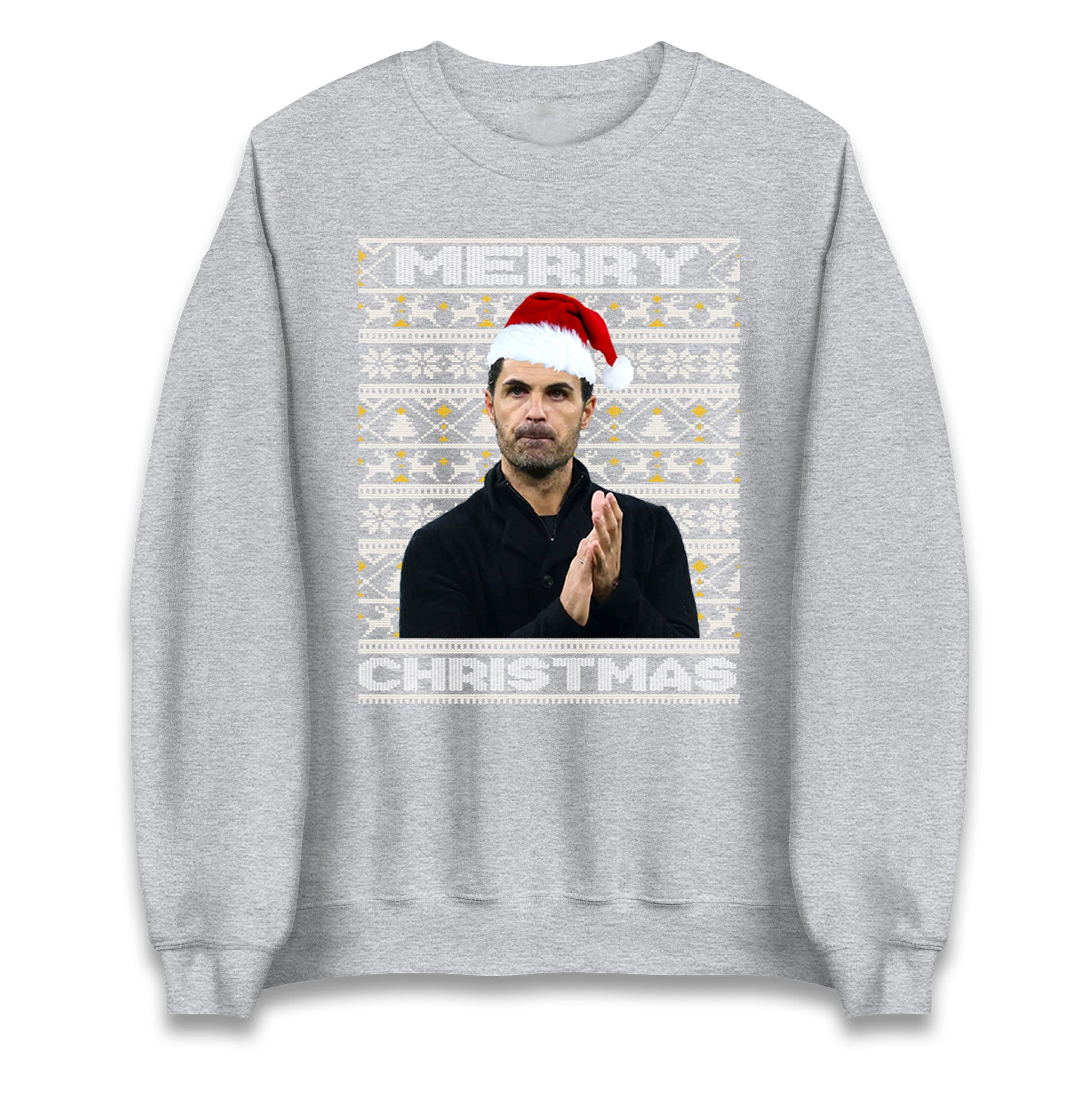 mikel arteta christmas sweatshirt