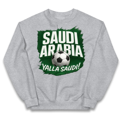 Saudi Arabia Retro World Cup Kids Jumper