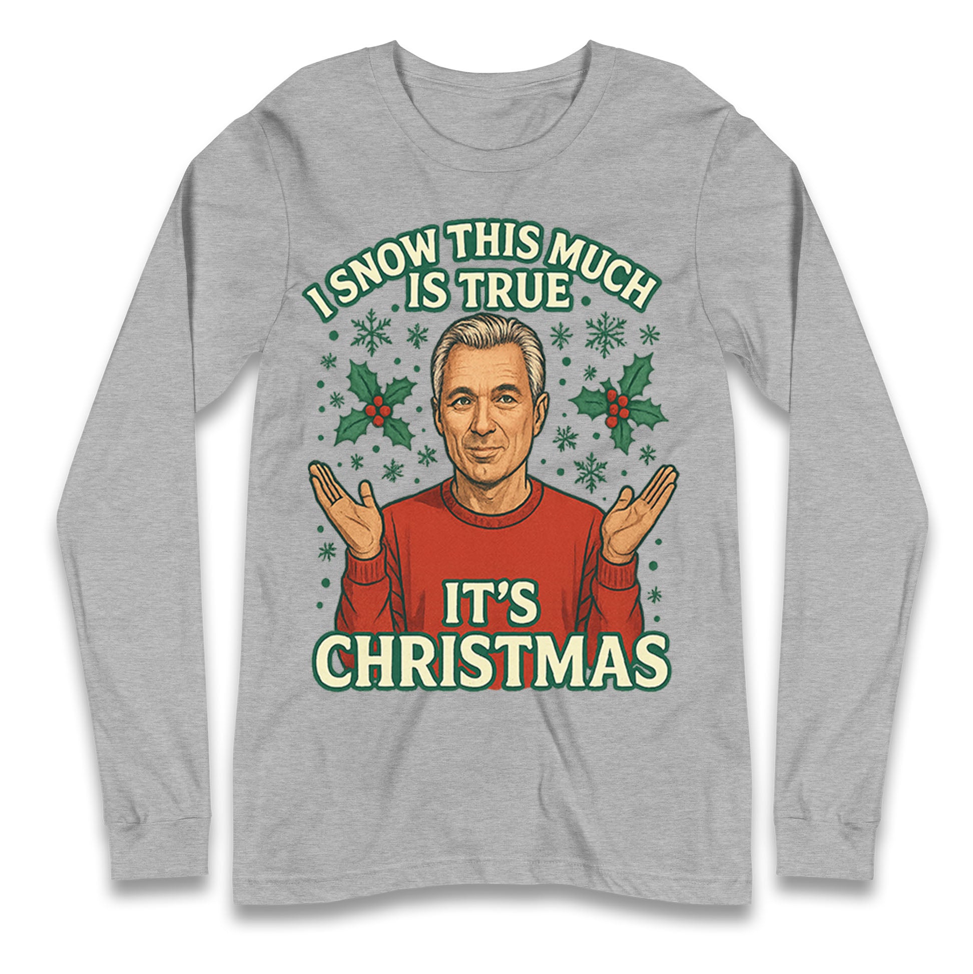 Martin Kemp Christmas Longsleeve T Shirt