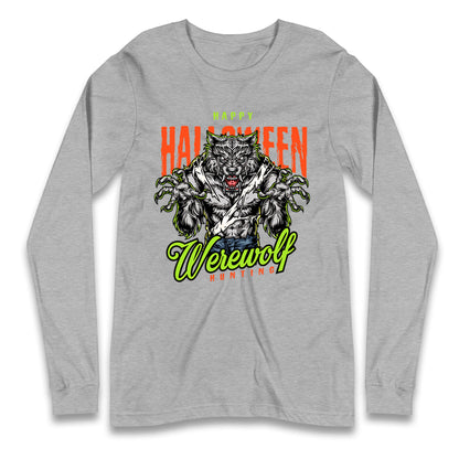 Halloween Werewolf Longsleeve T Shirt