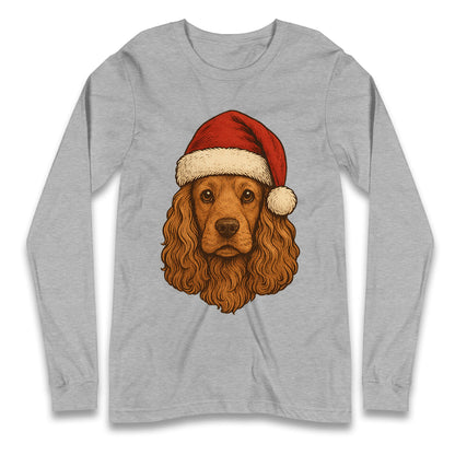 Cocker Spaniel Christmas Longsleeve T Shirt
