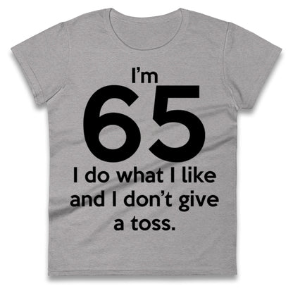65th Birthday Ladies T Shirt