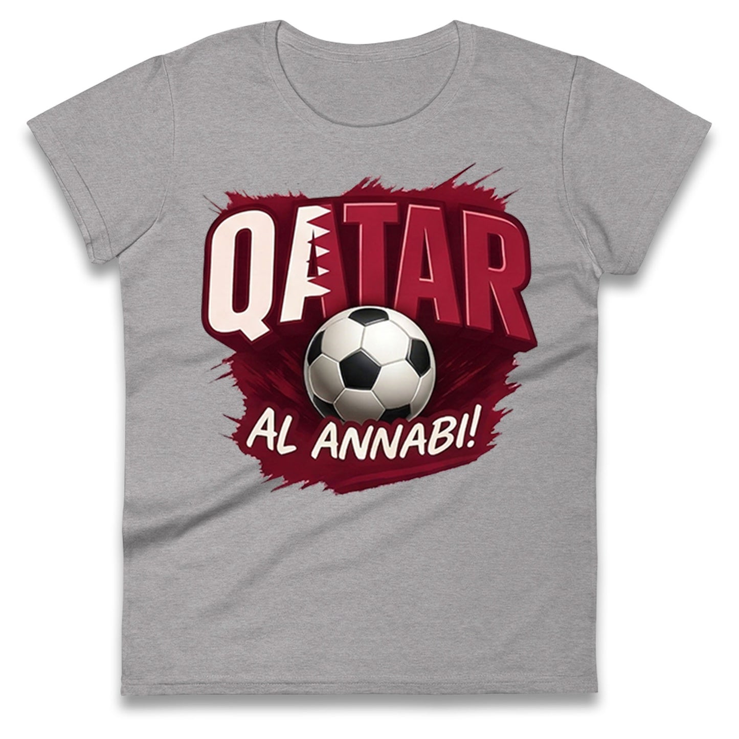 Qatar Retro World Cup Ladies T Shirt