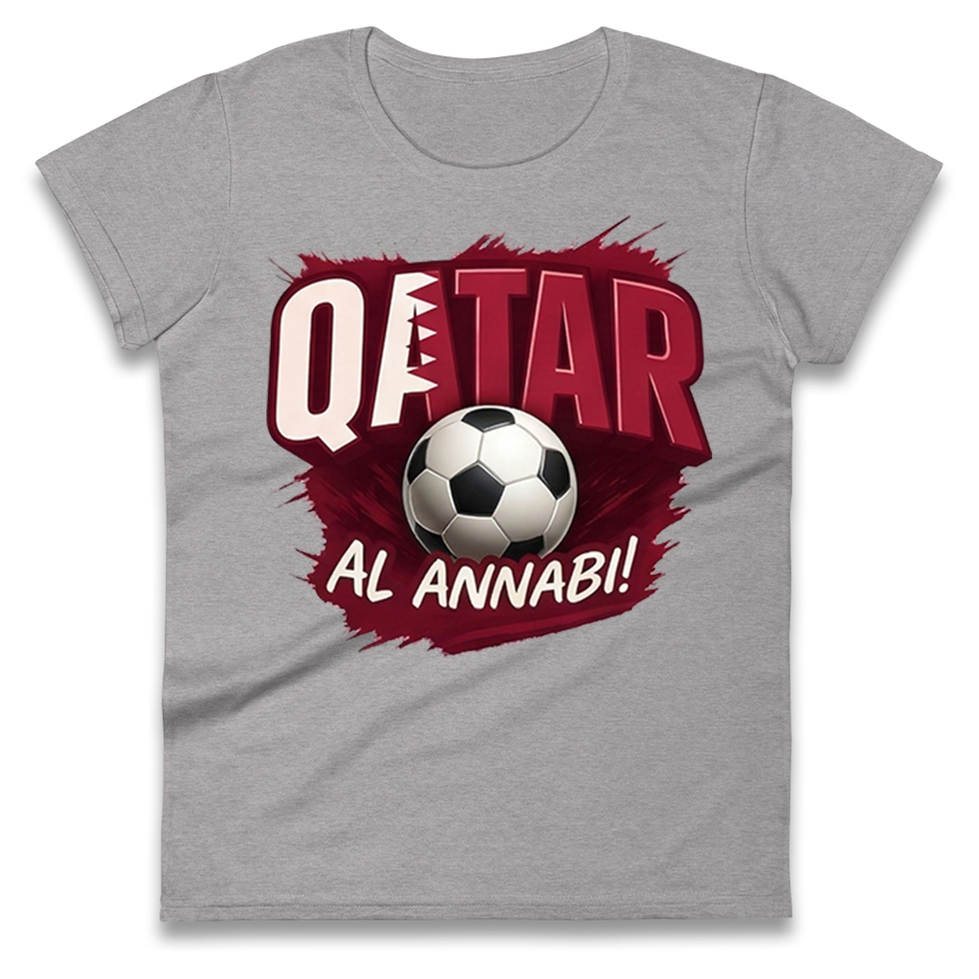Qatar Retro World Cup Ladies T Shirt