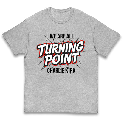 Turning Point Charlie Kirk Kids T Shirt