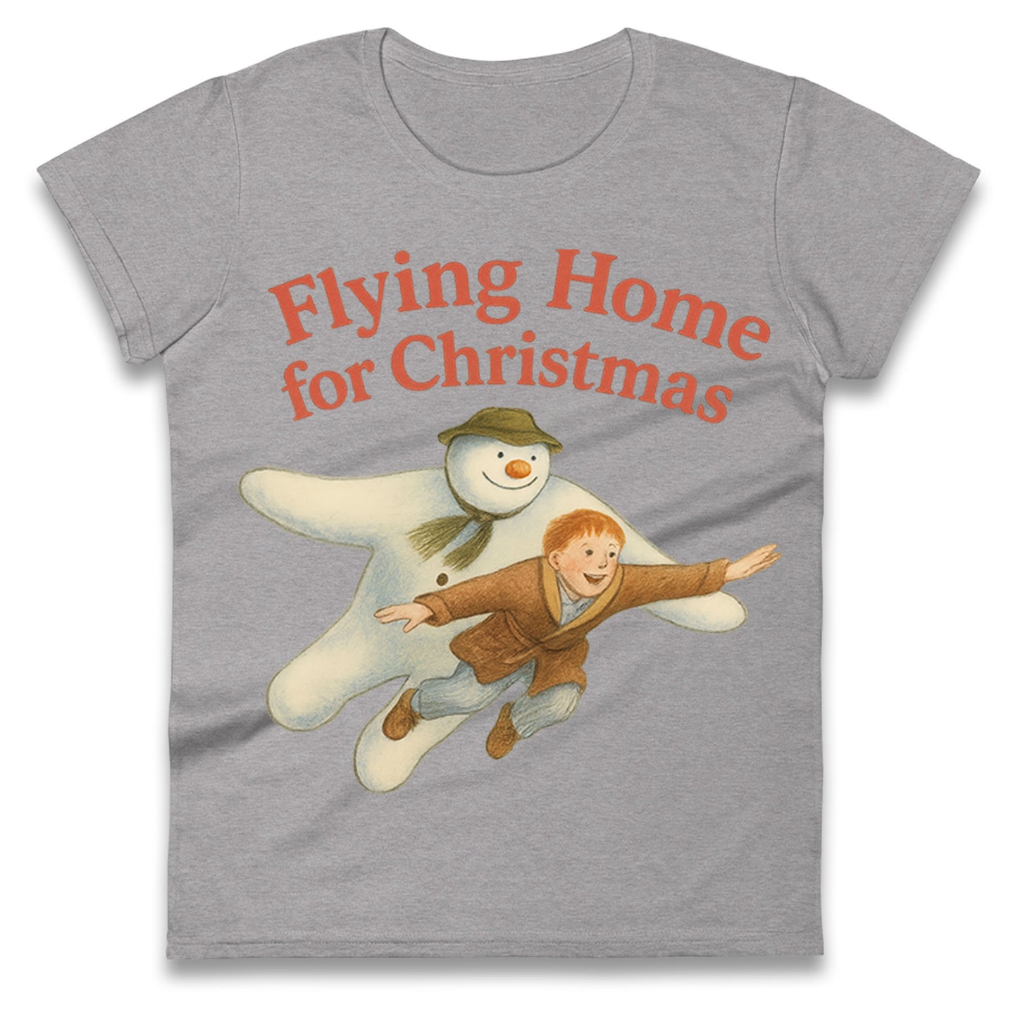 The Snowman Movie Christmas Ladies T Shirt 