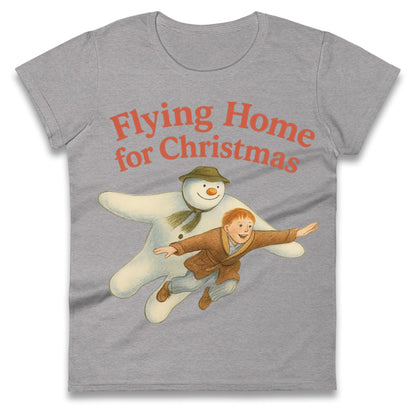 The Snowman Movie Christmas Ladies T Shirt 