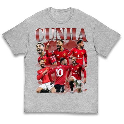 Matheus Cunha Manchester United Kids T Shirt