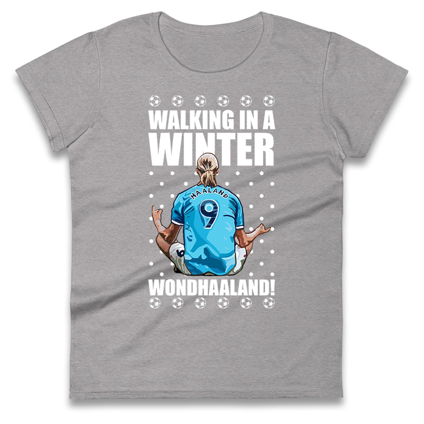 erling haaland christmas womens t shirt