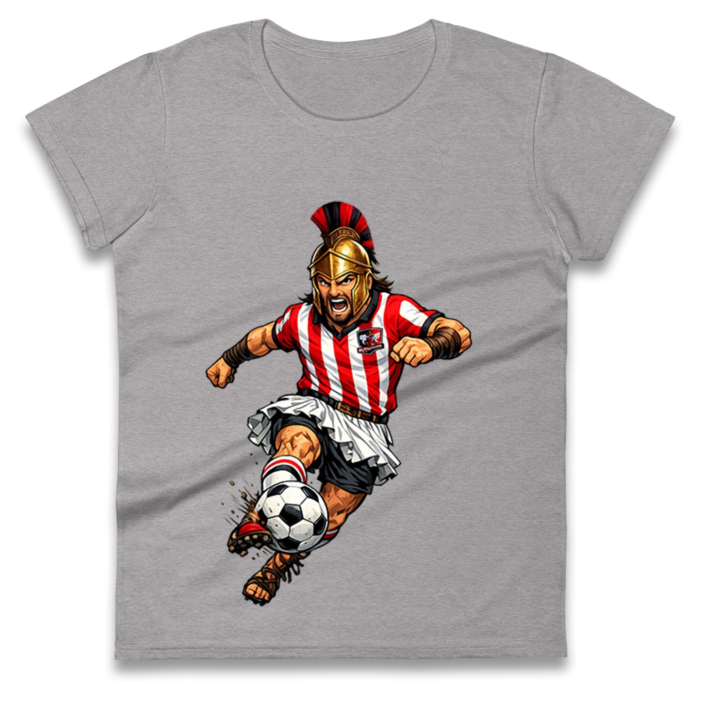 Retro Exeter City Football Ladies T Shirt