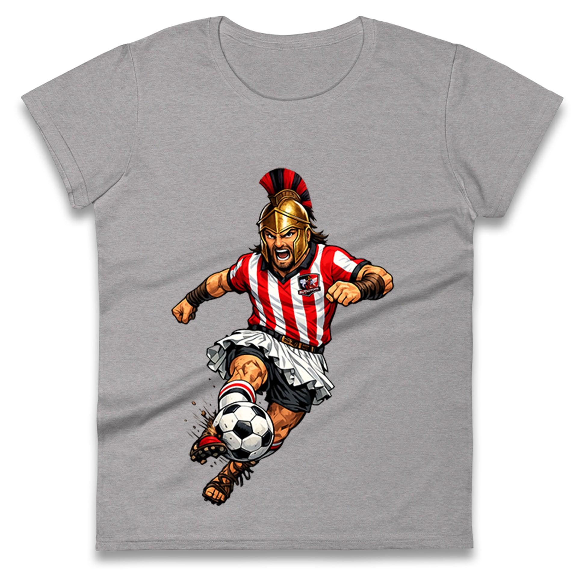 Retro Exeter City Football Ladies T Shirt