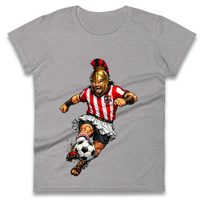 Retro Exeter City Football Ladies T Shirt