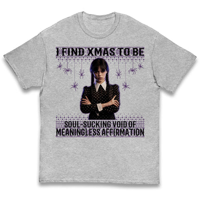 Wednesday Christmas Kids T Shirt