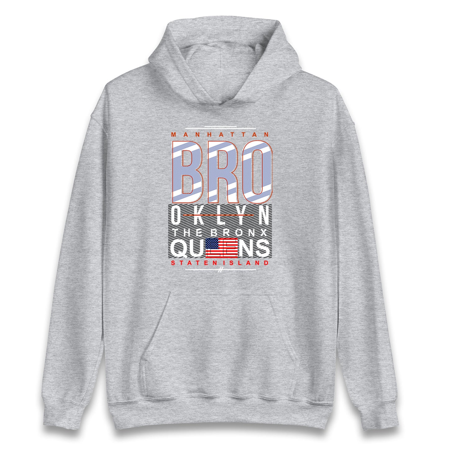 Brooklyn New York State Hoodie