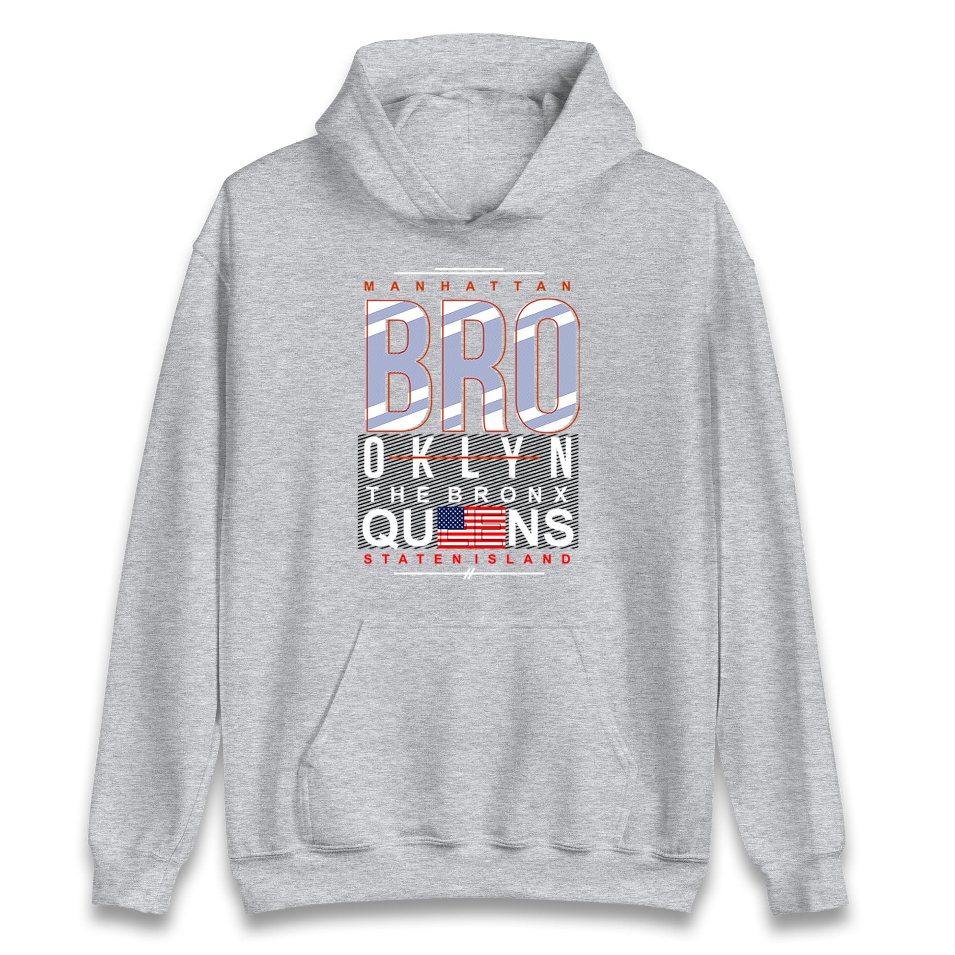 Brooklyn New York State Hoodie