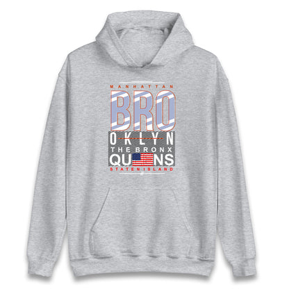 Brooklyn New York State Hoodie