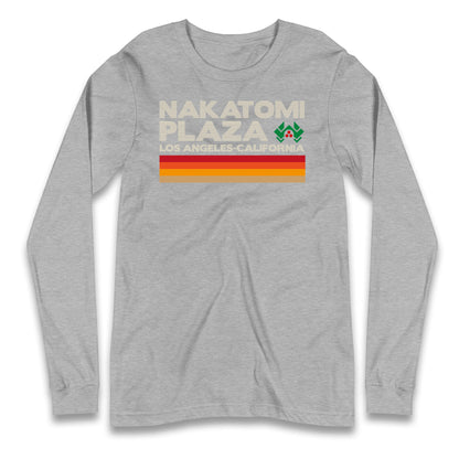 nakatomi plaza vintage long sleeve t shirt