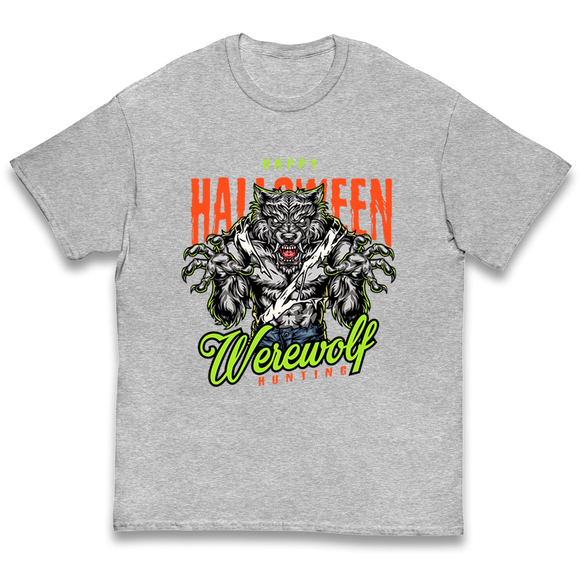 Halloween Werewolf Kids T Shirt