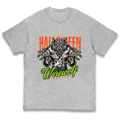 Halloween Werewolf Kids T Shirt