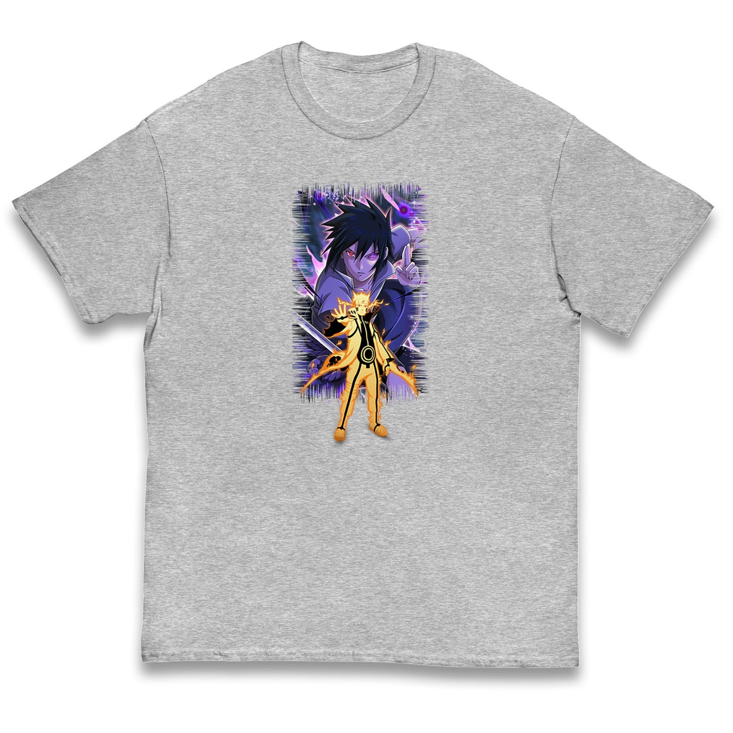 sasuke uchiha and naruto uzumaki t shirt