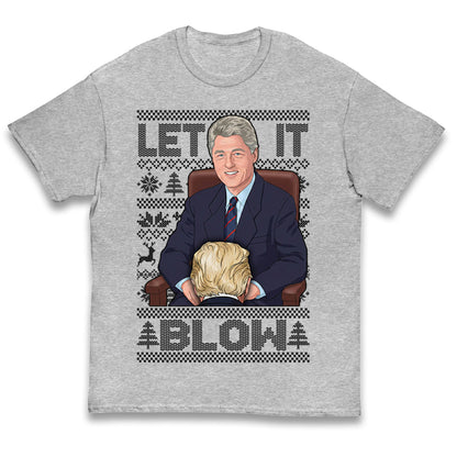 Bill Clinton Christmas Kids T Shirt