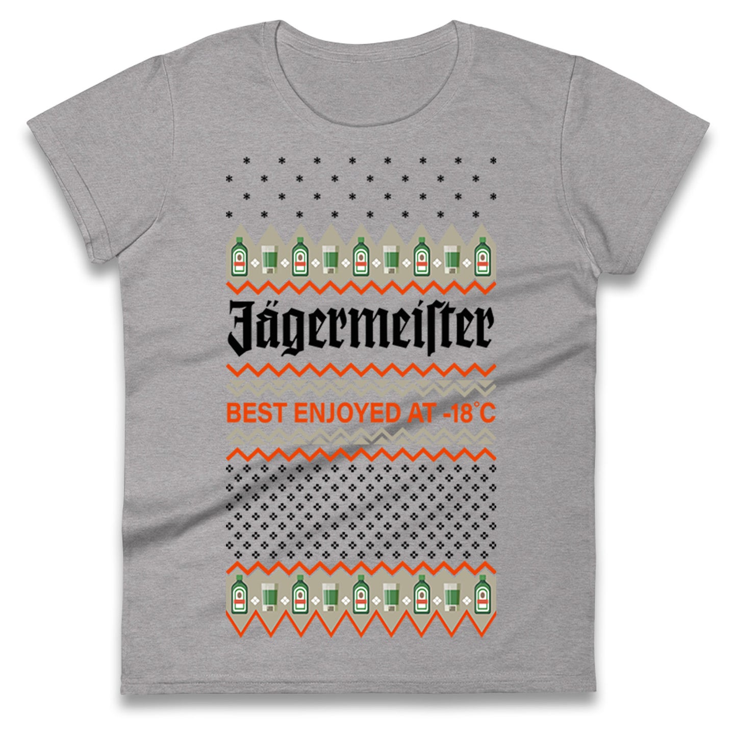 Jagermeister Shots Ladies T Shirt
