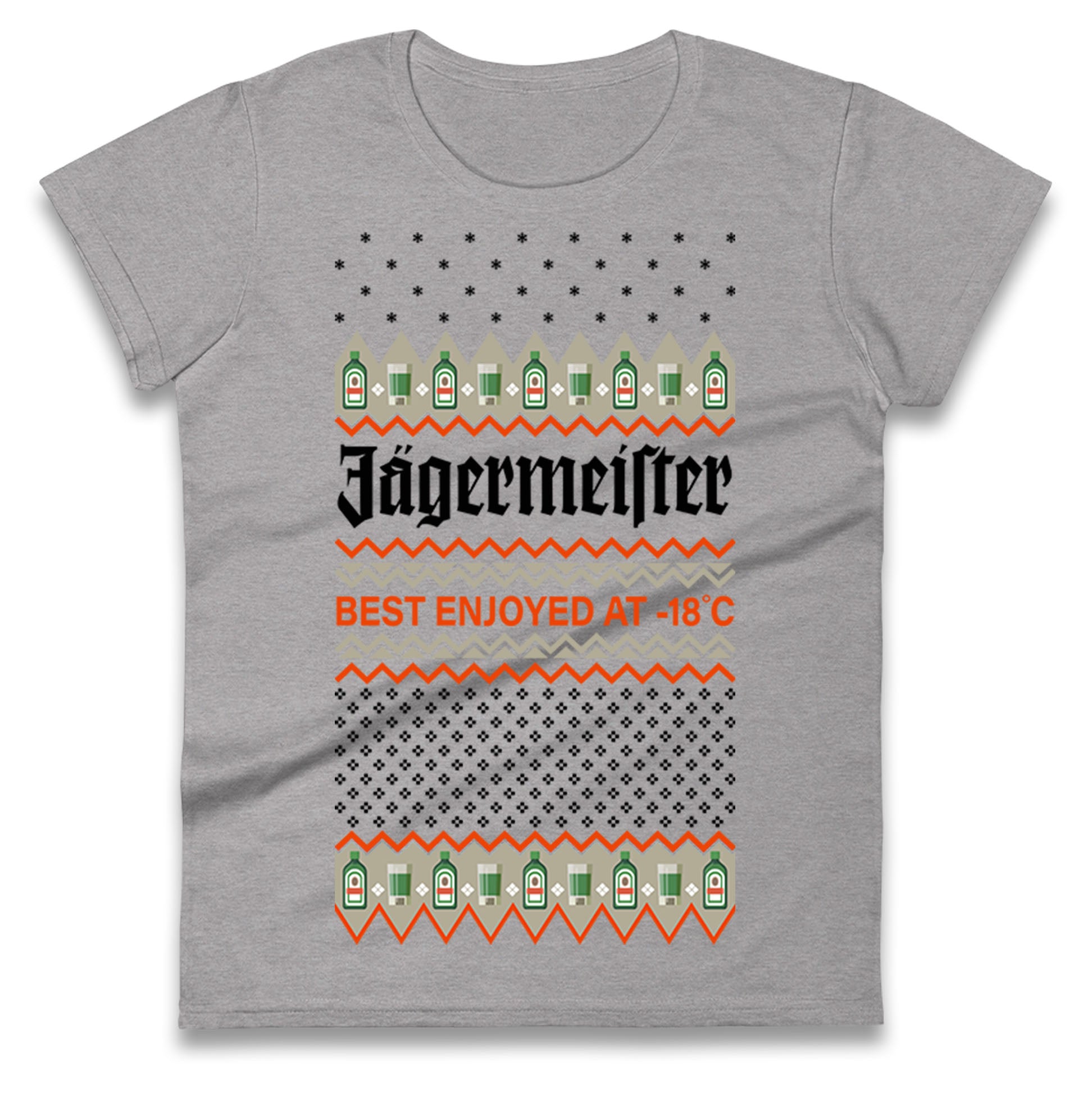 Jagermeister Shots Ladies T Shirt