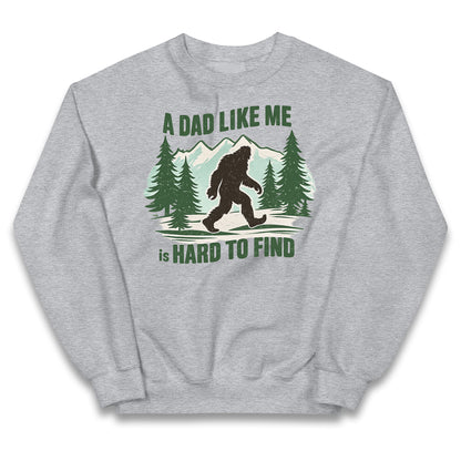 Retro Funny Bigfoot Dad Kids Jumper 