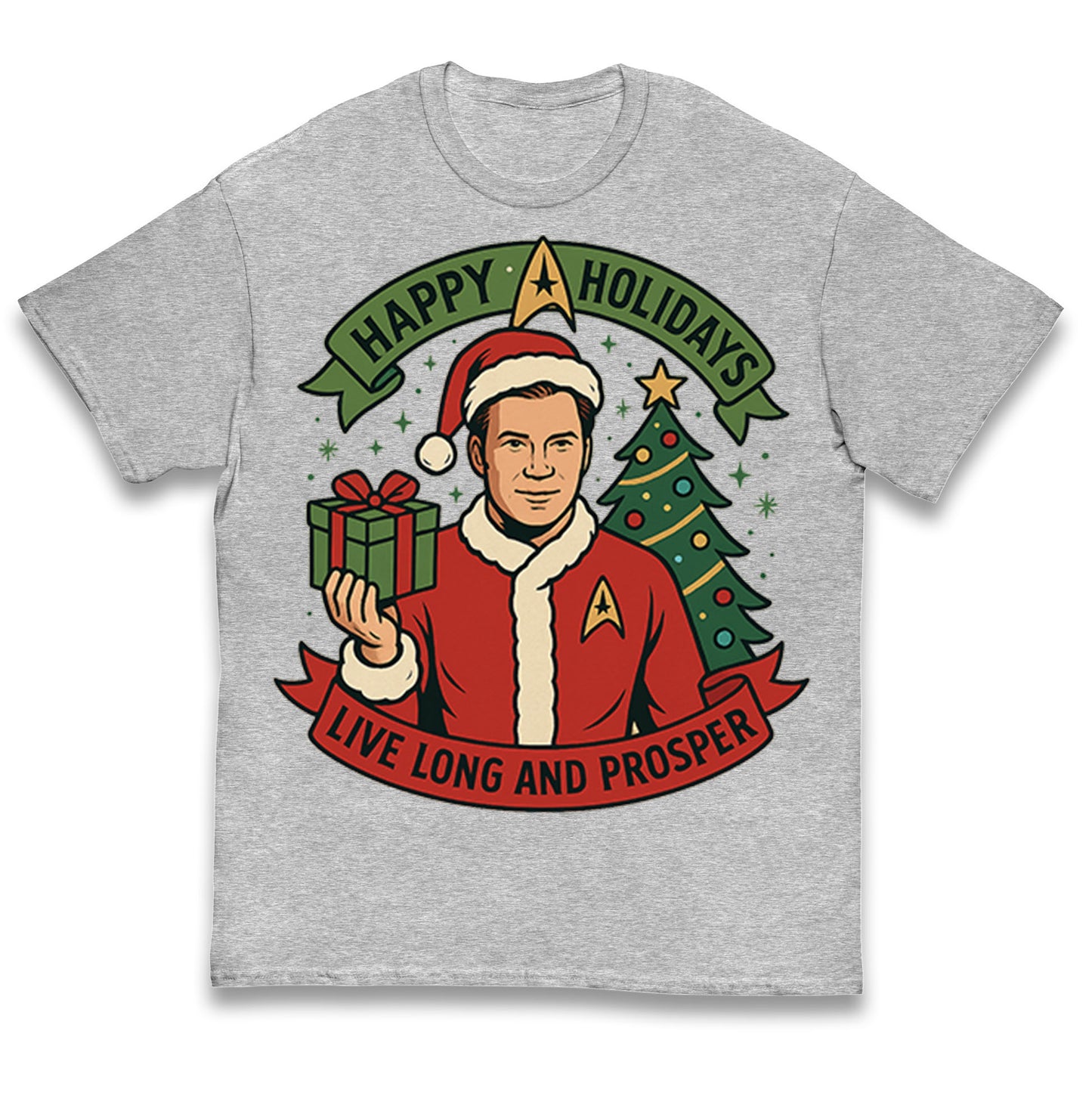 Star Trek Christmas Kids T Shirt