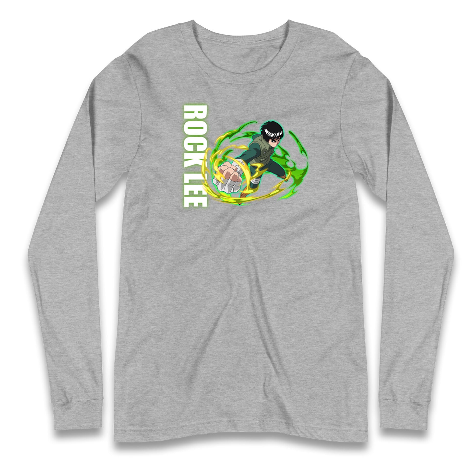 rock lee green beast long sleeve t shirt