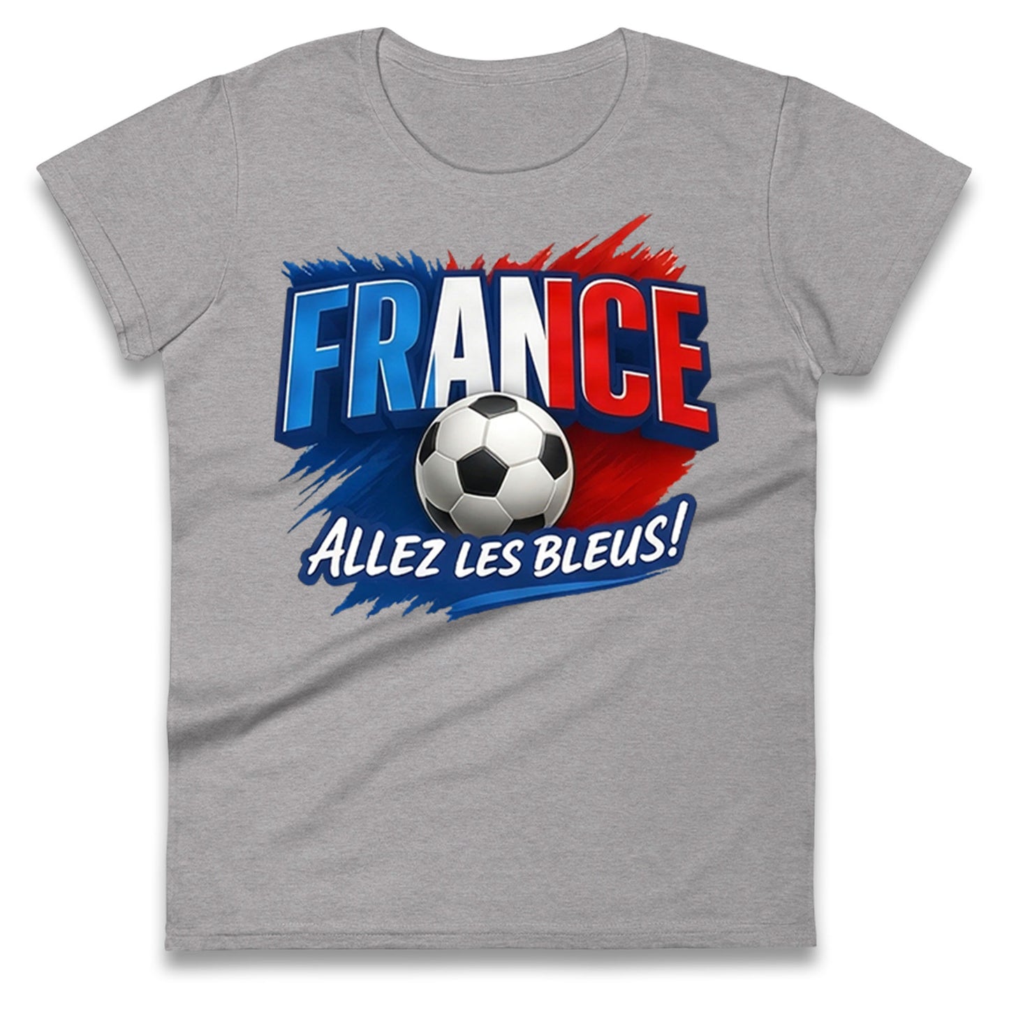 France Retro World Cup Ladies T Shirt