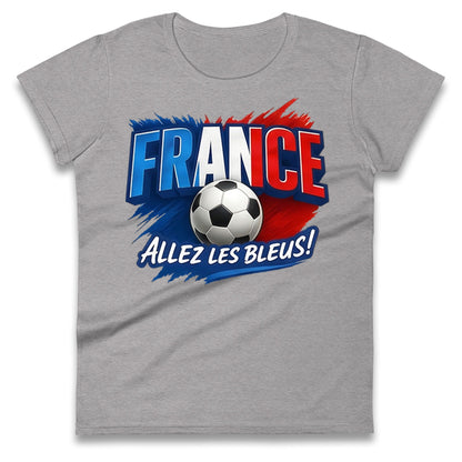France Retro World Cup Ladies T Shirt