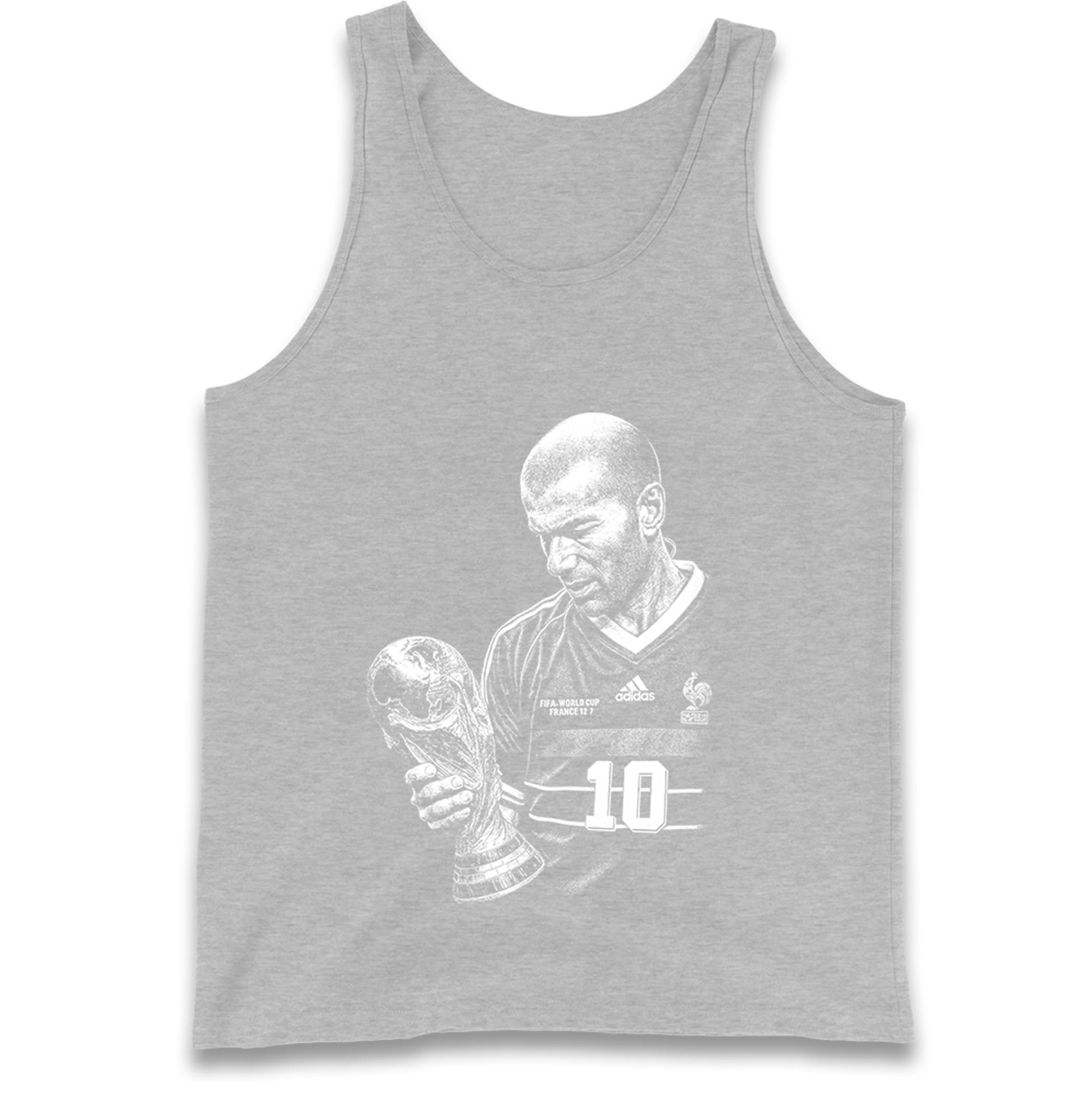 Zidane France Footballer Tank Top