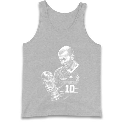 Zidane France Footballer Tank Top