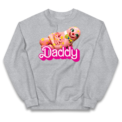 Funny Mr Blobby Daddy 90s Retro Kids Jumper