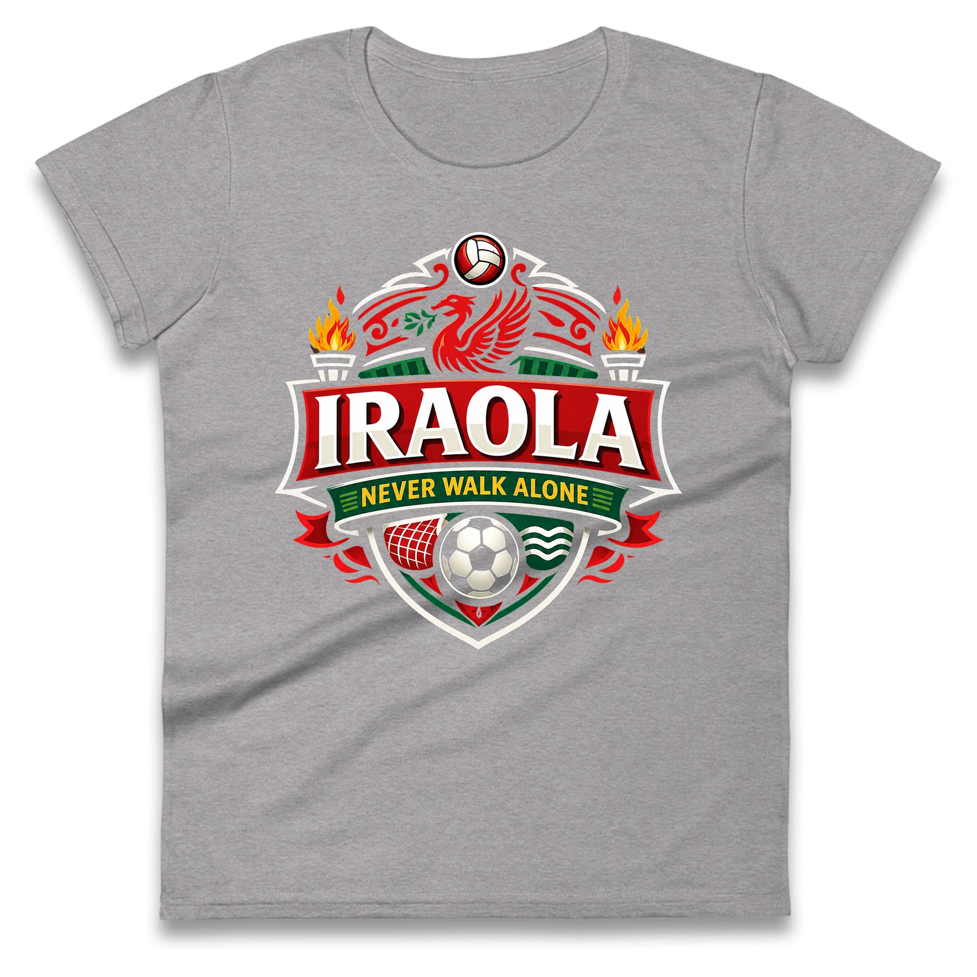 Andoni Iraola Never Walk Alone Ladies T Shirt