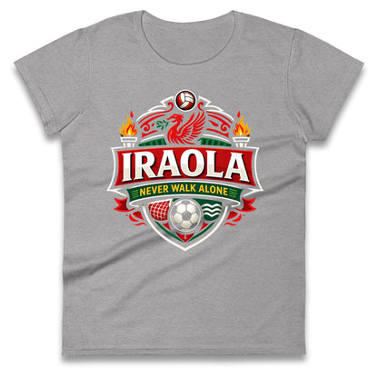 Andoni Iraola Never Walk Alone Ladies T Shirt