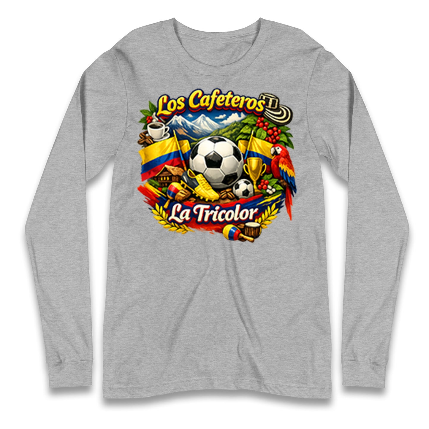 Colombia Football Longsleeve T Shirt