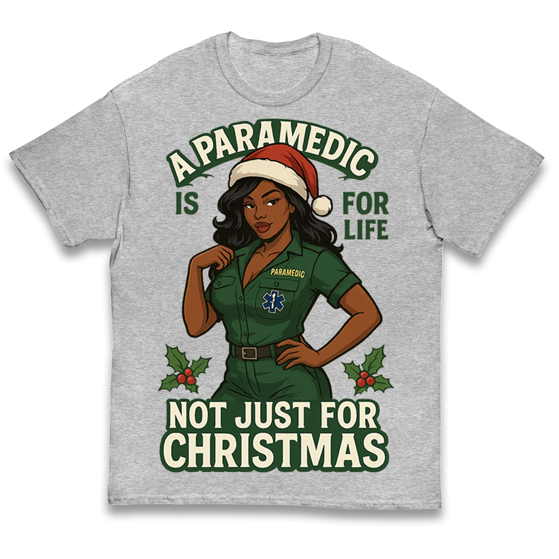 Paramedic Christmas Kids T Shirt