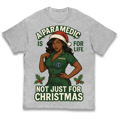 Paramedic Christmas Kids T Shirt