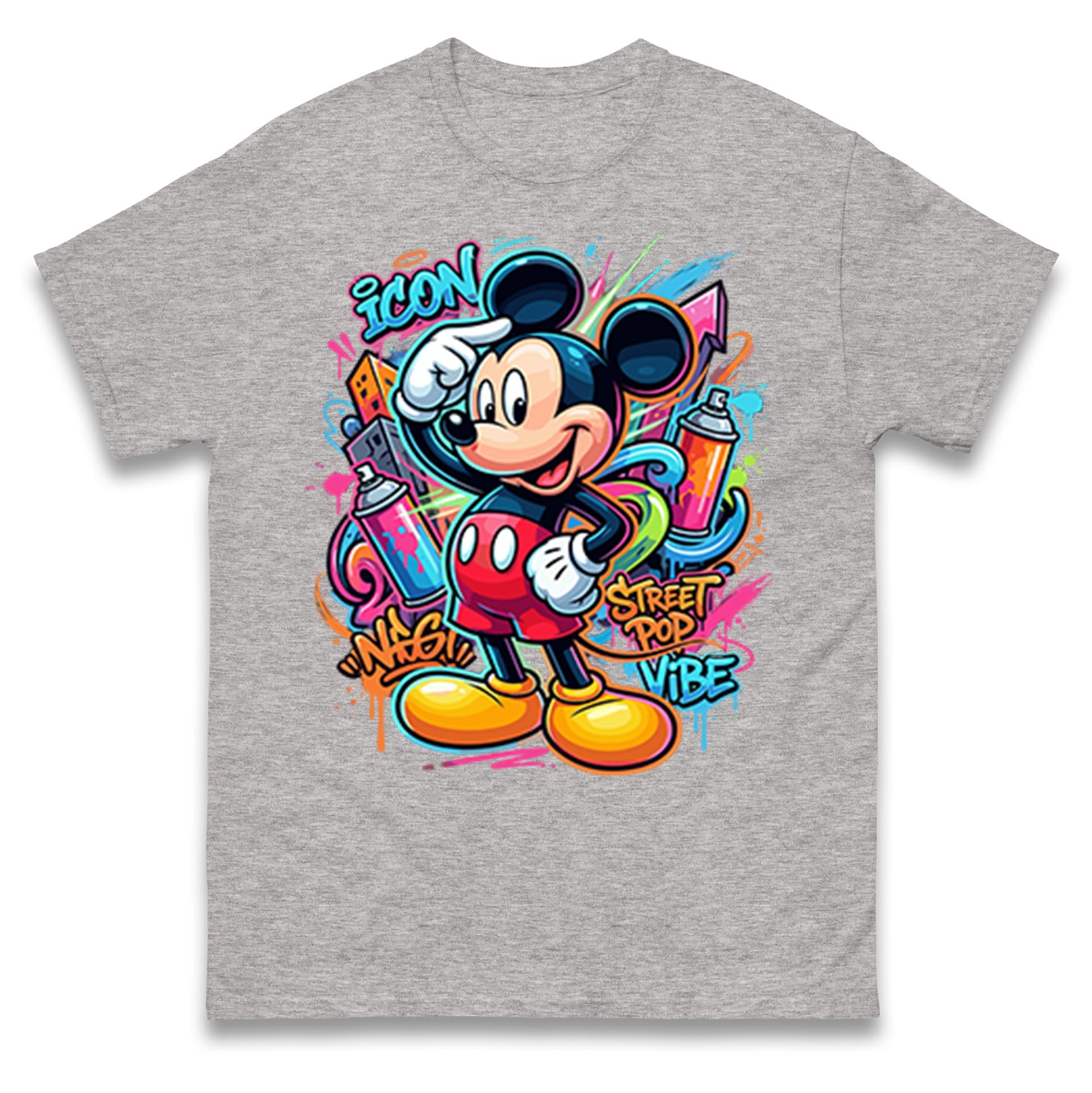 Graffiti Mickey T Shirt
