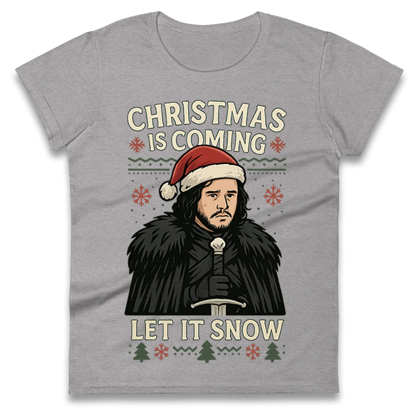 Game of Thrones Christmas Ladies T Shirt